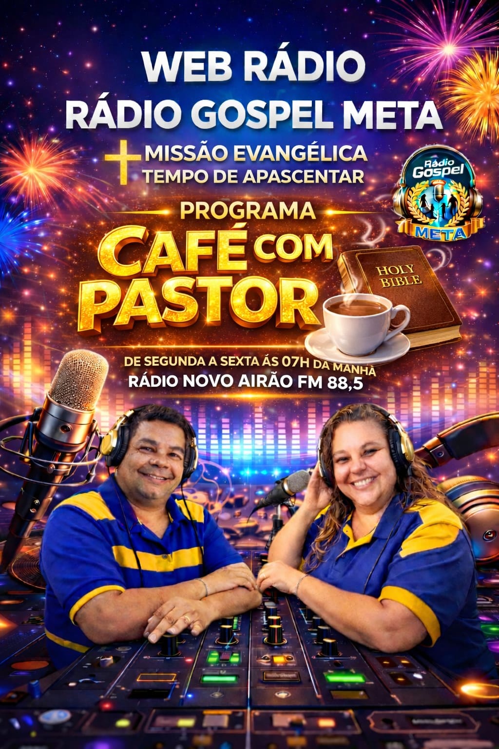 PROGRAMA CAFE COM PASTORES!